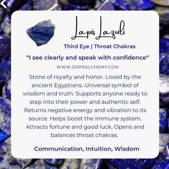 Lapis Lazuli Tower . 6in x 5.75in . - Picture 2 of 4